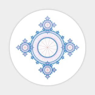 Winter Fractal Magnet